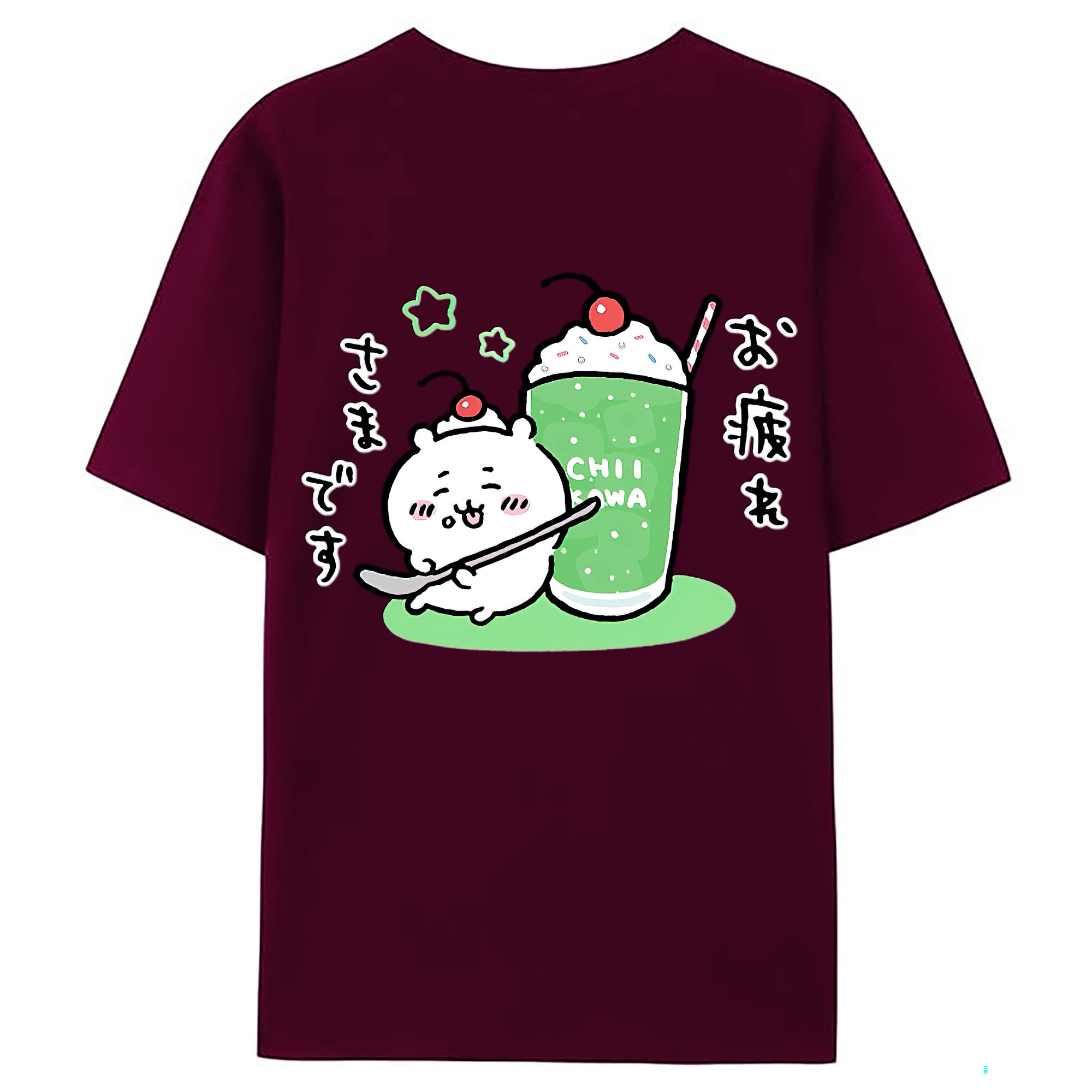 （画像用） ちいかわ ちいかわ Chii-kawa chiikawa レディース半袖Tシャツ(バックプリント)